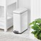 mDesign Step Trash Can, Gallon Garbage Bin, Removable Liner Bucket